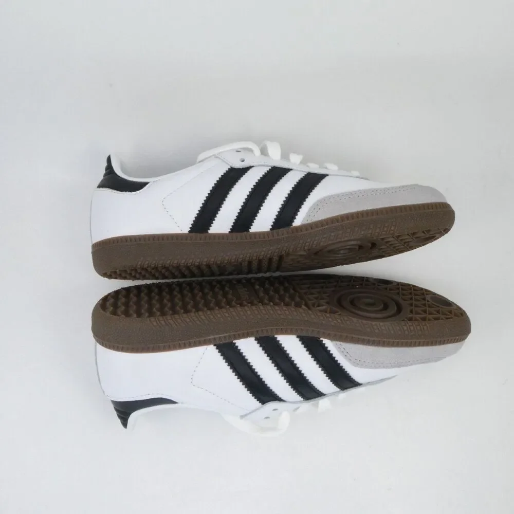 adidas Originals Women's US 5 Samba OG Trainers Youth 4 White/Black B75806 - Picture 4 of 10